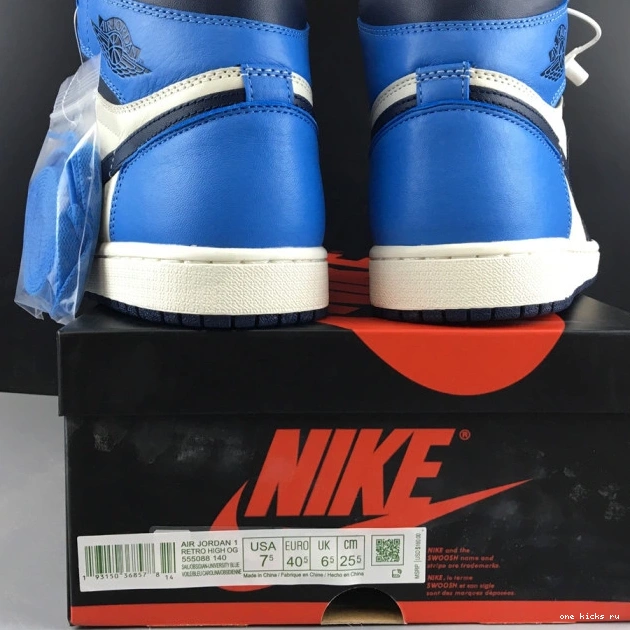 Rep Onekick OG Obsidian 555088-140 Retro High Jordan 1 Air 0628